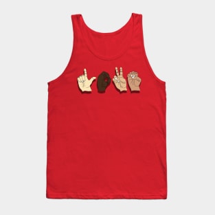 asl love Tank Top